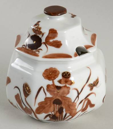 Lotosblute Gold Sugar Bowl & Lid