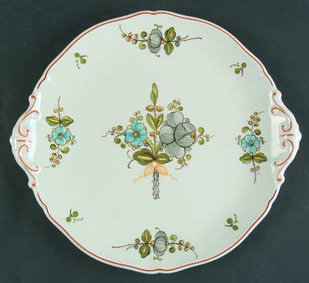 Louisiana Handled Cake Plate