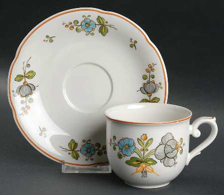 Louisiana Footed Cup & Saucer Set