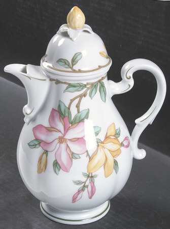 Magnolia Coffee Pot & Lid