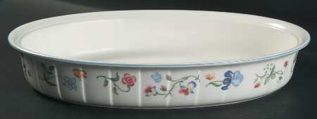 Mariposa (Bone China) 14" Oval Baker by Villeroy & Boch