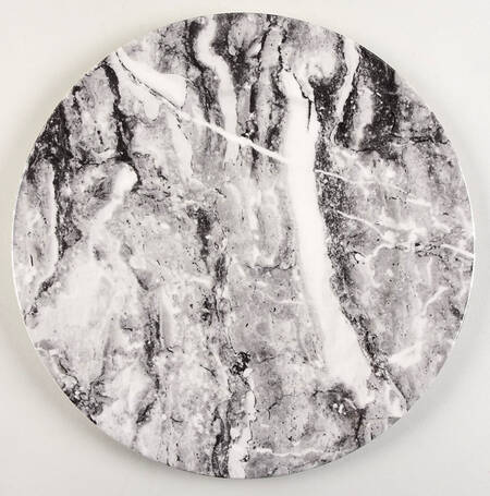 Marble Grey Service Plate (Charger)