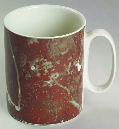 Marble Red Mug