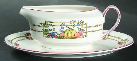 Mon Jardin Gravy Boat & Underplate
