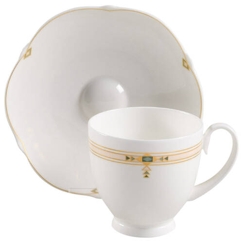 Montserrat Footed Cup & Saucer Set