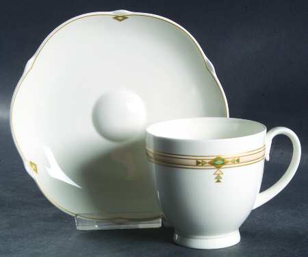 Montserrat Footed Cup & Saucer Set