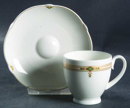 Montserrat Footed Demitasse Cup & Saucer Set