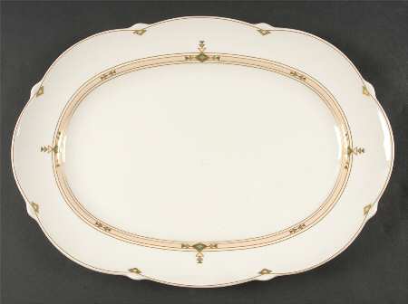 Montserrat 15" Oval Serving Platter