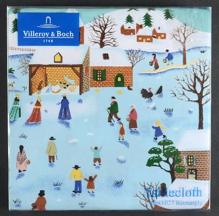 Naif Christmas Rectangular Tablecloth 60" X 102"