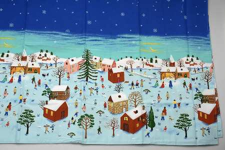 Naif Christmas 60" X 84" Oblong Tablecloth