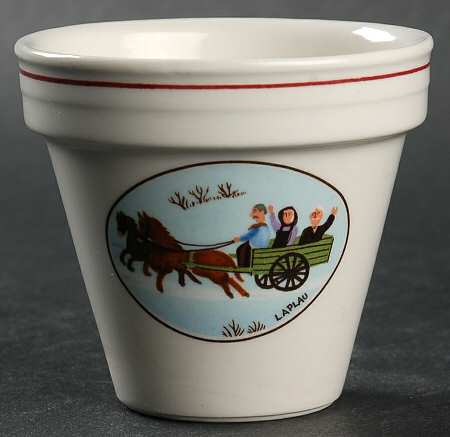 Naif Christmas 2" Flower Pot No Underplate
