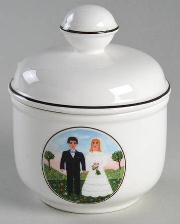 Naif Wedding Sugar Bowl & Lid