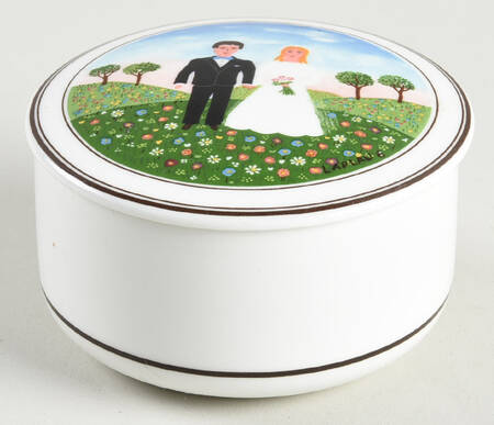 Naif Wedding 3" Candy Box & Lid by Villeroy & Boch