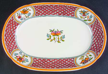 Normandie 13" Oval Serving Platter