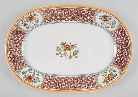 Normandie 15" Oval Serving Platter