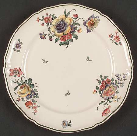 Old Abbey Sprays Salad Plate