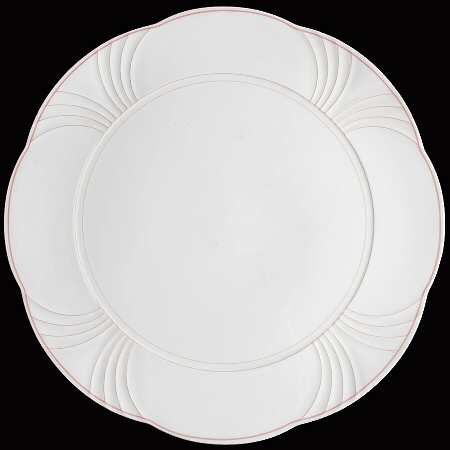 Palatino (Scalloped Edge) Cake Plate