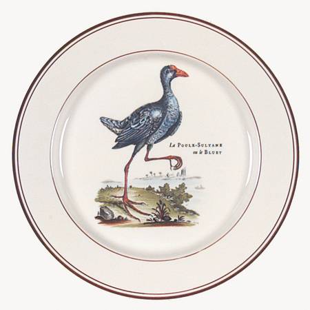 Paradiso (Brown Trim & Band) Salad Plate