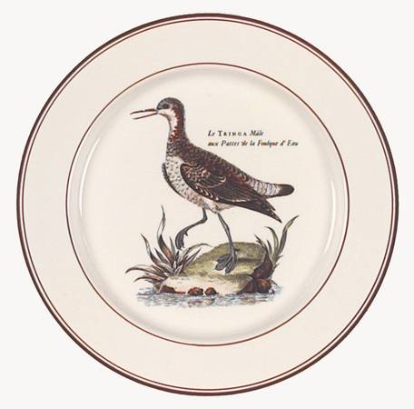 Paradiso (Brown Trim & Band) Salad Plate