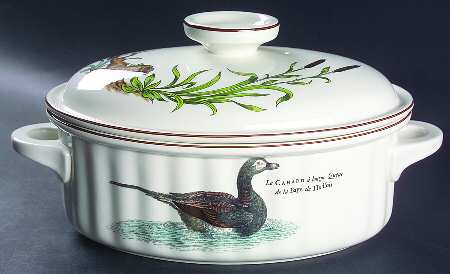 Paradiso (Brown Trim & Band) 2.75 Quart Oval Covered Casserole