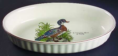 Paradiso (Brown Trim & Band) 16" Oval Baker