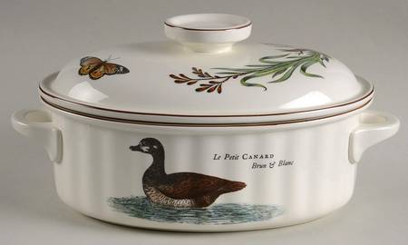 Paradiso (Brown Trim & Band) 1.75 Quart Oval Covered Casserole