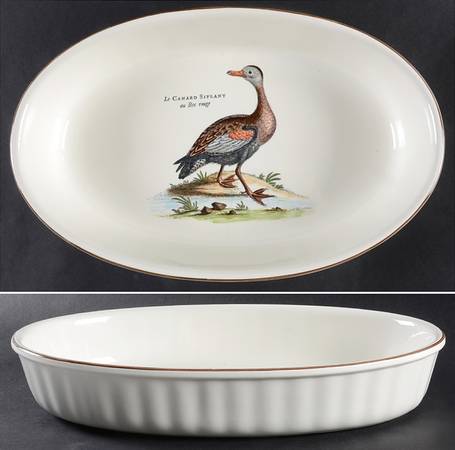 Paradiso (Brown Trim & Band) 13" Oval Baker