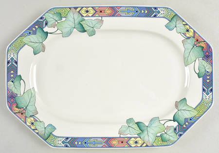 Pasadena 13" Oval Serving Platter by Villeroy & Boch