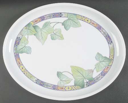 Pasadena Plastic Oval Serving Tray