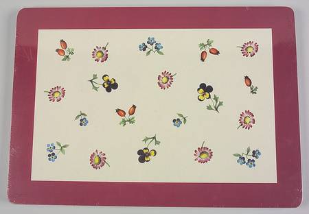 Petite Fleur Corkboard Placemat - Set of 4 (Motif #2)
