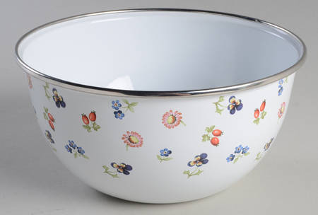 Petite Fleur 6" Metal Mixing Bowl