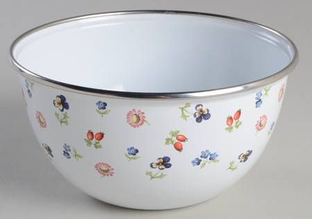 Petite Fleur 6" Metal Mixing Bowl