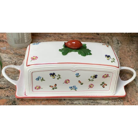 Petite Fleur Bread Box & Lid