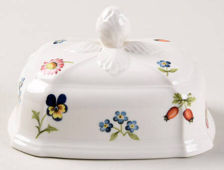 Petite Fleur Lid for Small Rectangular Butter