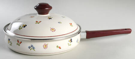 Petite Fleur 10" Metal Skillet & Lid