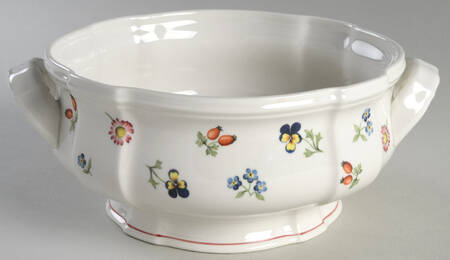 Petite Fleur Round Vegetable No Lid