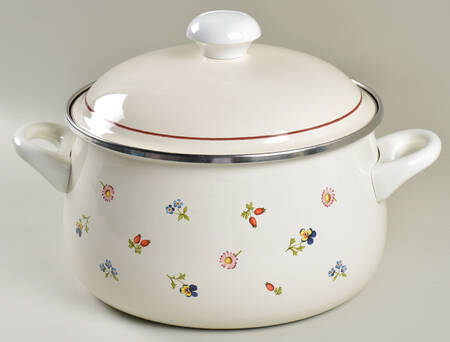 Petite Fleur 6 Quart Metal Stew Pot