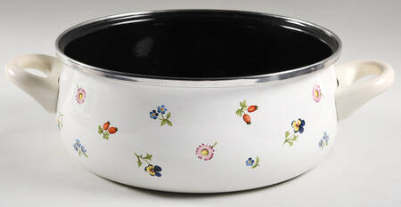 Petite Fleur 5 Quart Metal Stew Pot No Lid