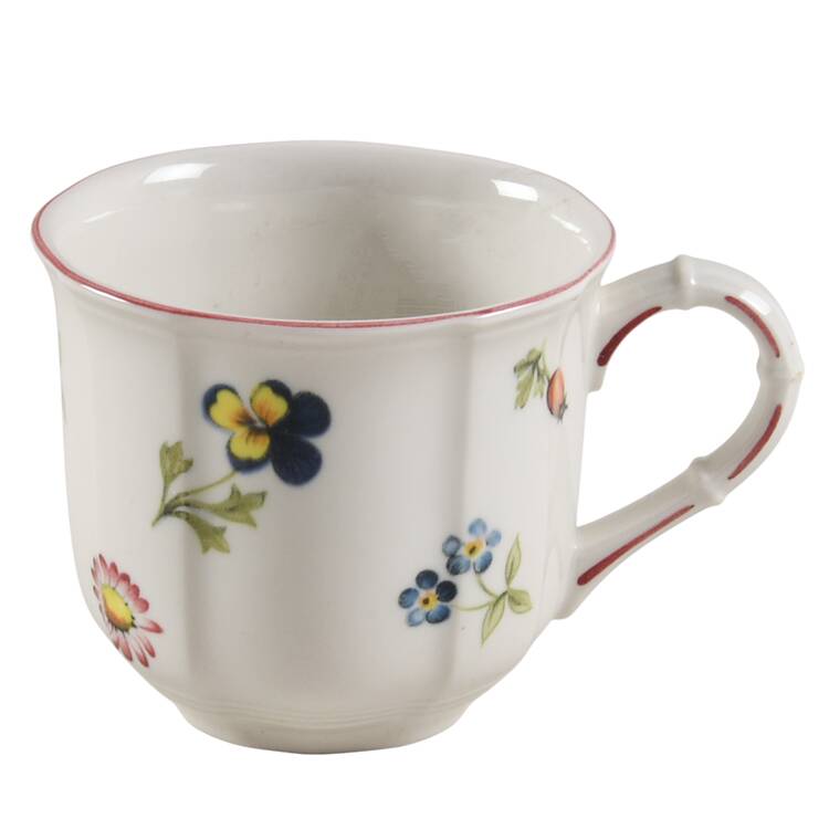 Petite Fleur Flat Demitasse Cup