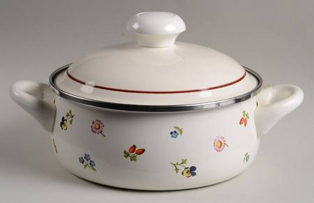 Petite Fleur 2.5 Quart Metal Stew Pot
