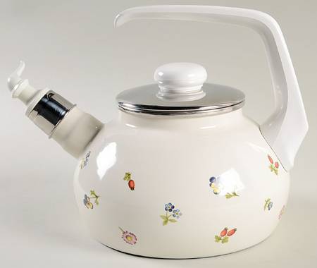 Petite Fleur Metal Kettle & Lid