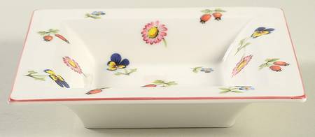 Petite Fleur 5" Square Bowl