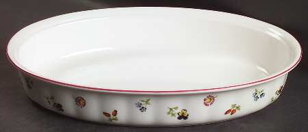 Petite Fleur 12'' Oval Baker