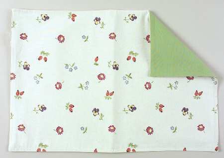 Petite Fleur Reversible Cloth Placemat