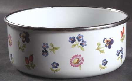 Petite Fleur 5" Metal Bowl