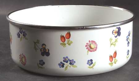 Petite Fleur 6" Metal Bowl