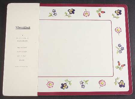 Petite Fleur Corkboard Placemat - Set of 2