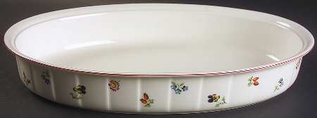 Petite Fleur 15" Oval Baker