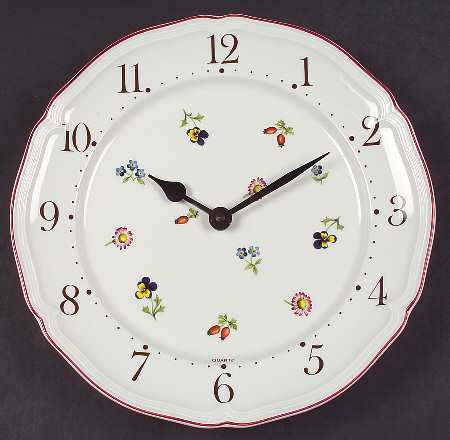 Petite Fleur Clock Plate