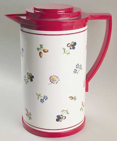 Petite Fleur Plastic Thermos/Carafe & Lid